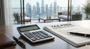 Modern luxury medical clinic interior in Dubai representing elite practice environments for Western-trained doctors.