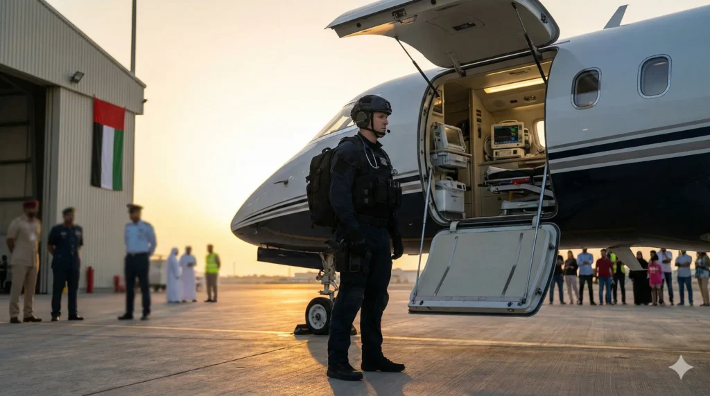 Precision Diagnostics Leadership team reviewing digital pathology data in a Dubai Center of Excellence.