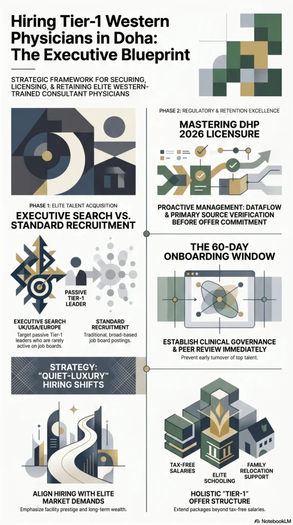 How to Hire a Western trained Consultant Physician for a Private Hospital in Doha