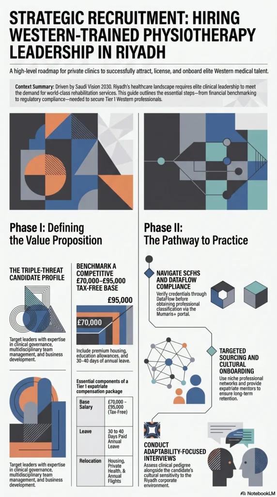 How to Hire a Western trained Head of Physiotherapy for a Private Clinic in Riyadh