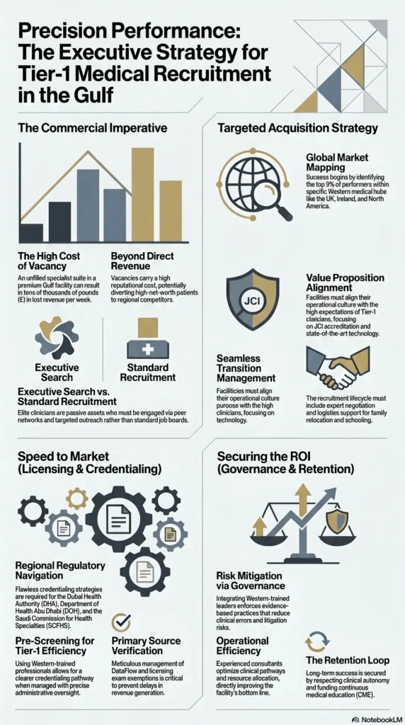Precision Performance The Executive Strategy for Western Trained Medical Recruitment in the Gulf